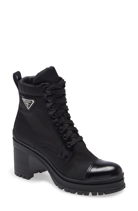 prada boots fall 2014|Prada block heel combat boots.